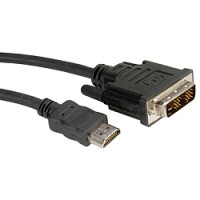 Kabel DVI, DVI-D - HDMI, M/M, 5.0m, crni